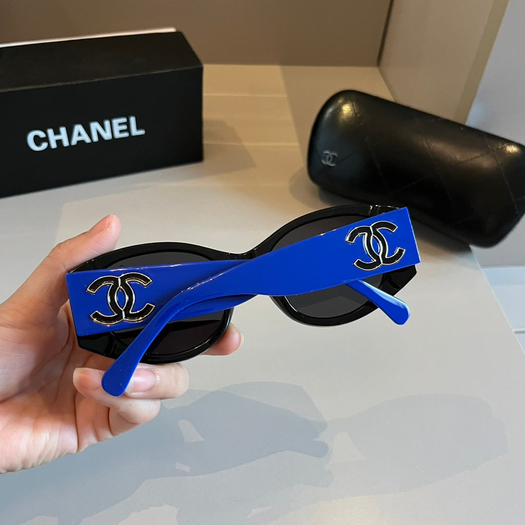 Chanel Fashion Blue Lens Sunglasses for Men & Women - 415356 - detail image 8
