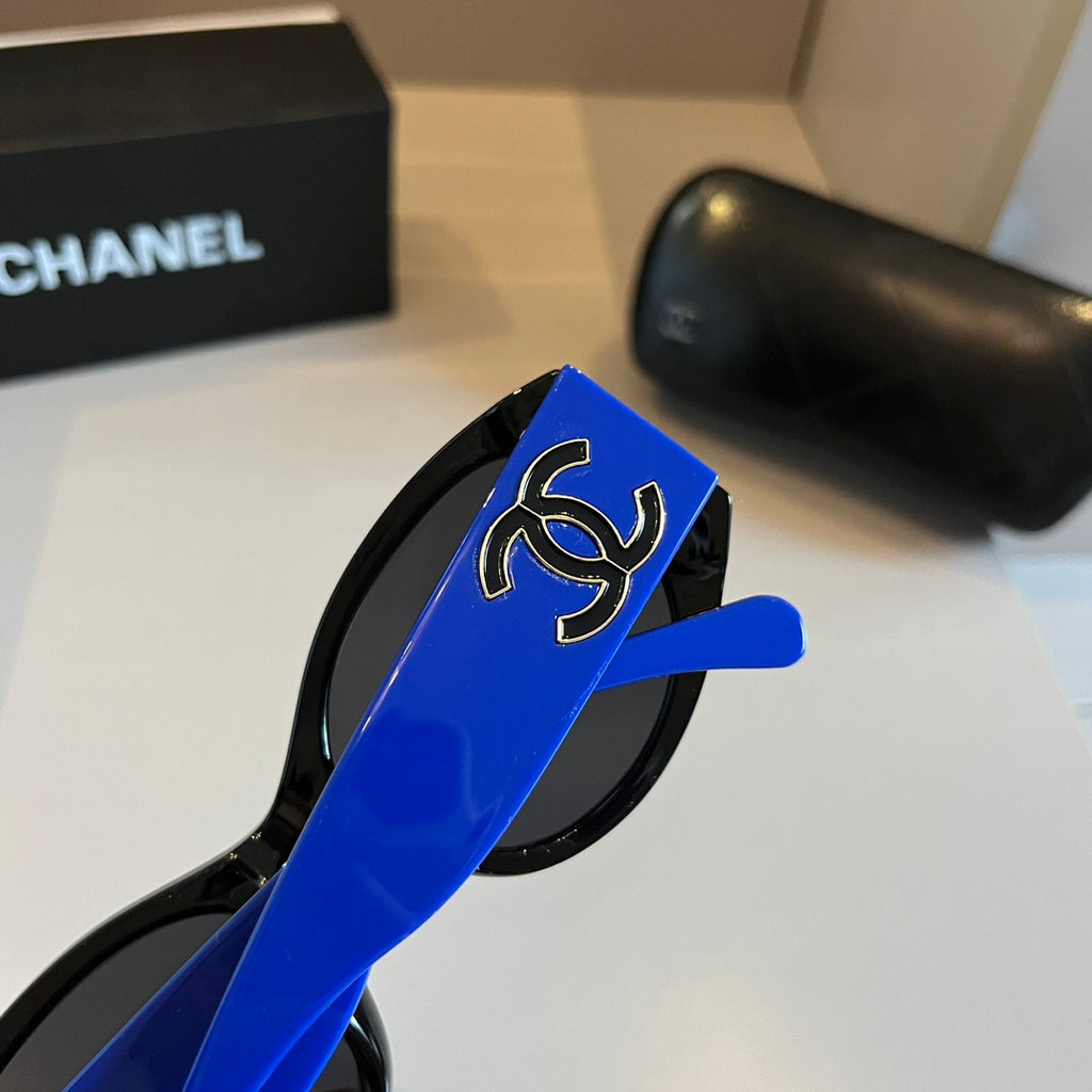 Chanel Fashion Blue Lens Sunglasses for Men & Women - 415356 - detail image 9