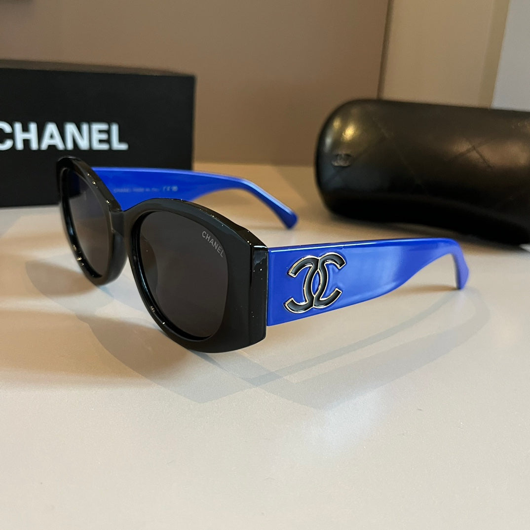 Chanel Fashion Blue Lens Sunglasses for Men & Women - 415356 - detail image 3