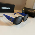 Chanel Fashion Blue Lens Sunglasses for Men & Women - 415356