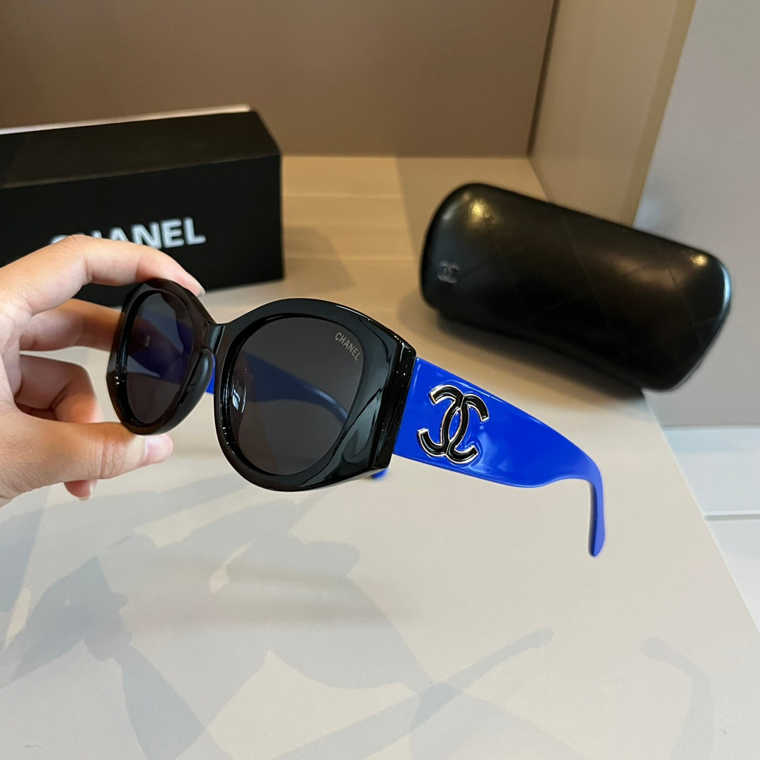 Chanel Fashion Blue Lens Sunglasses for Men & Women - 415356 - detail image 4