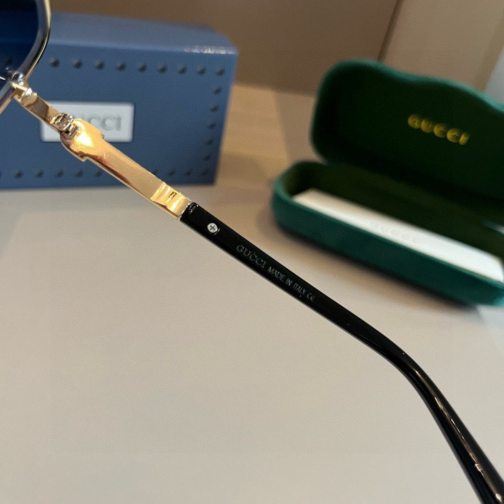 Gucci Metal Aviator Silver Lens Sunglasses for Men & Women - 997679 - detail image 8