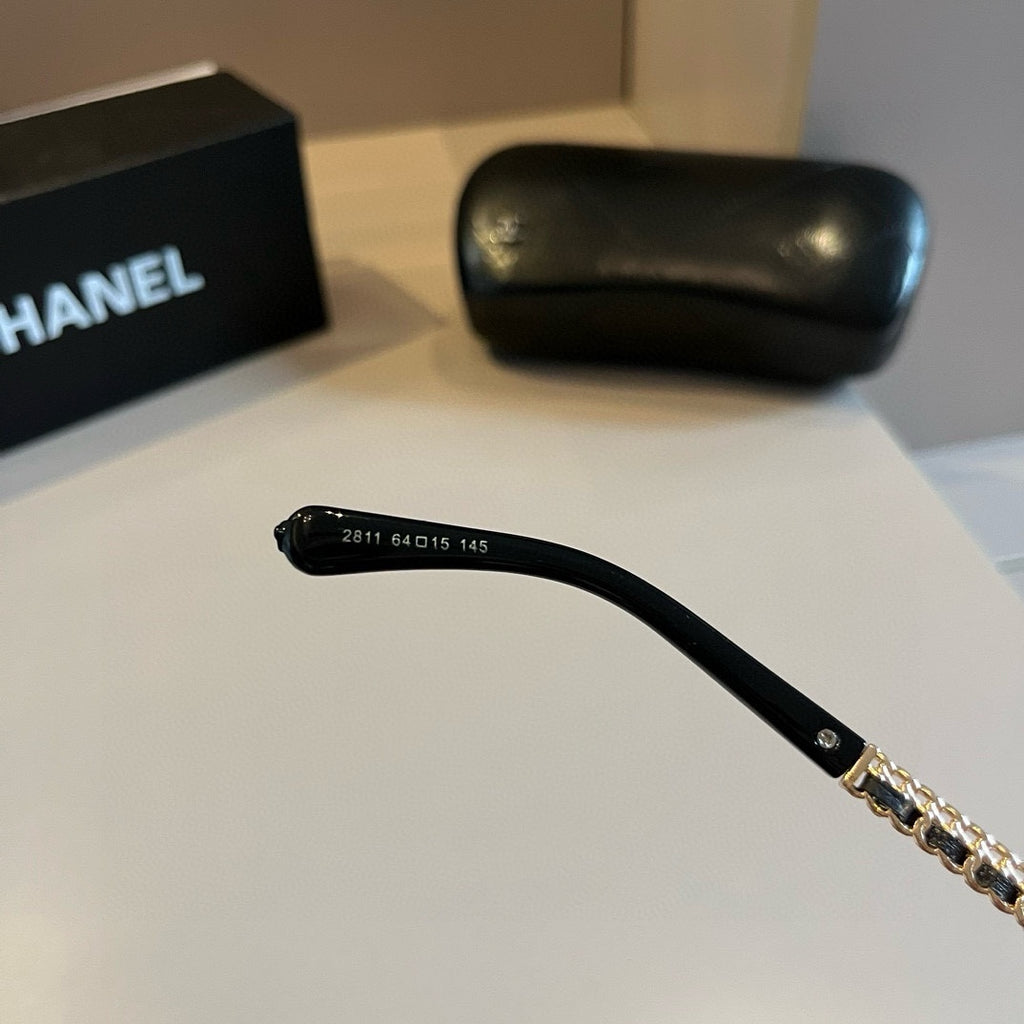 Chanel Blue-Light Fashion Gold Lens Sunglasses for Men & Women - 997707 - detail image 9