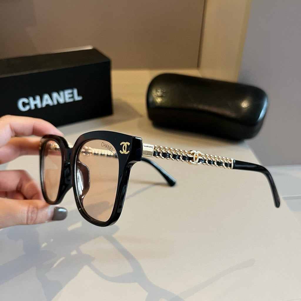 Chanel Blue-Light Fashion Gold Lens Sunglasses for Men & Women - 997707 - detail image 4