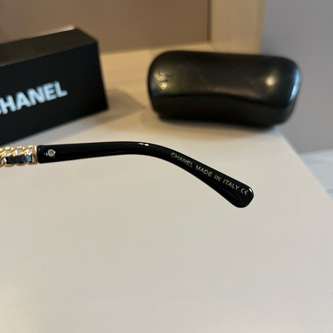 Chanel Blue-Light Fashion Gold Lens Sunglasses for Men & Women - 997707 - detail image 8