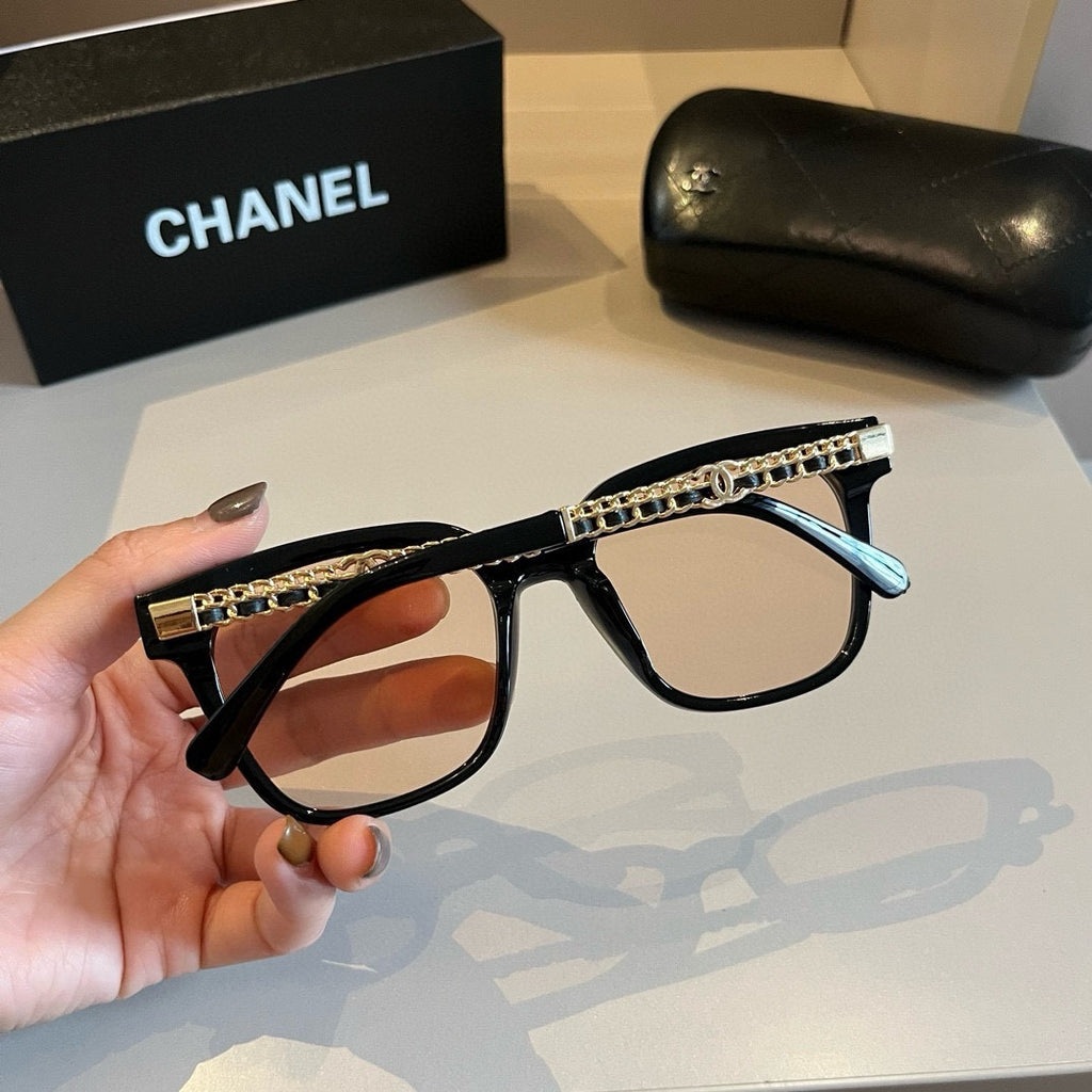 Chanel Blue-Light Fashion Gold Lens Sunglasses for Men & Women - 997707 - detail image 5