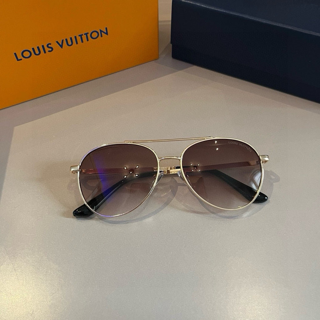 Louis Vuitton Polarized Fashion Gold Lens Sunglasses for Men & Women - 997358 - detail image 6