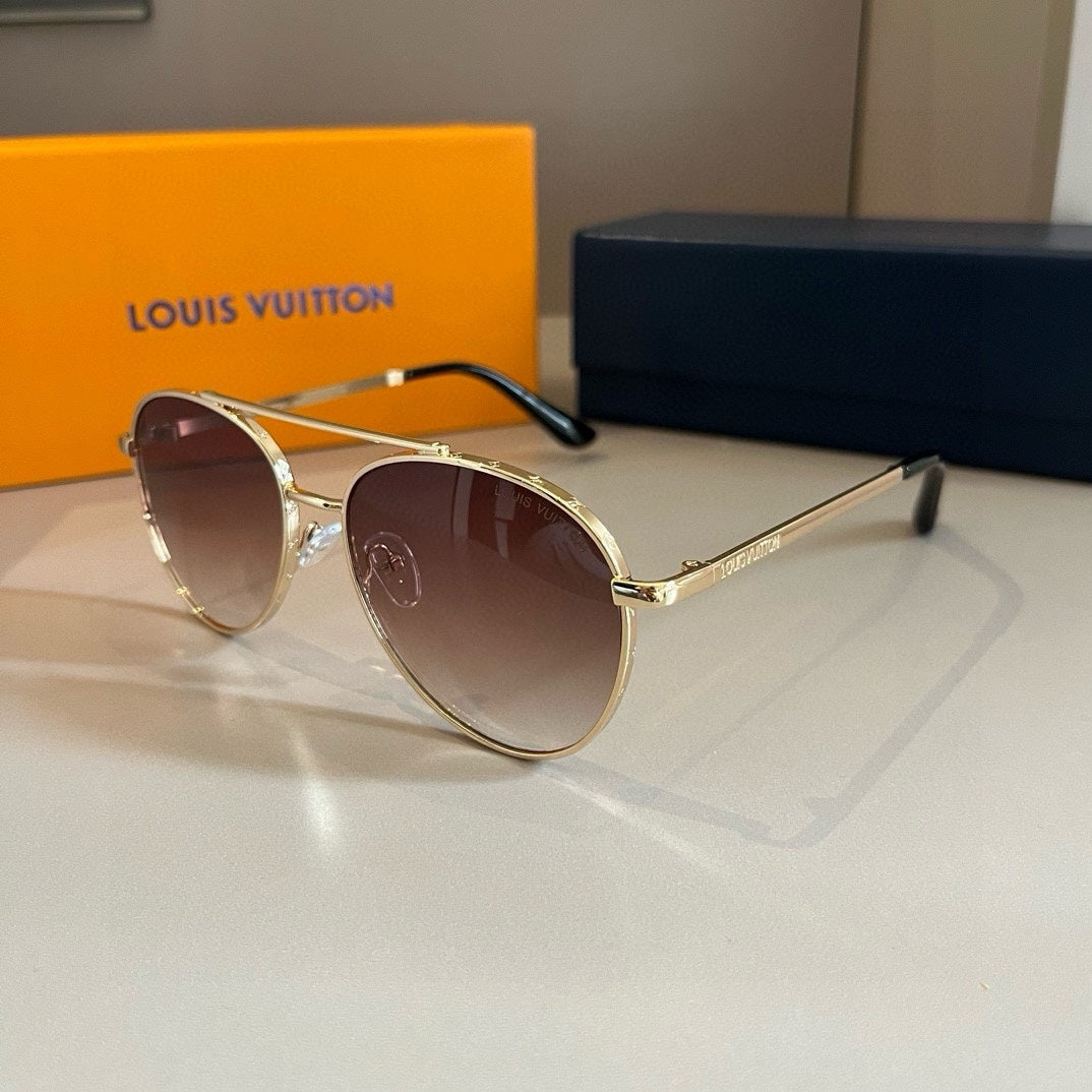 Louis Vuitton Polarized Fashion Gold Lens Sunglasses for Men & Women - 997358 - detail image 3