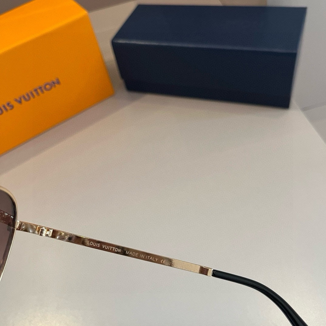 Louis Vuitton Polarized Fashion Gold Lens Sunglasses for Men & Women - 997358 - detail image 9