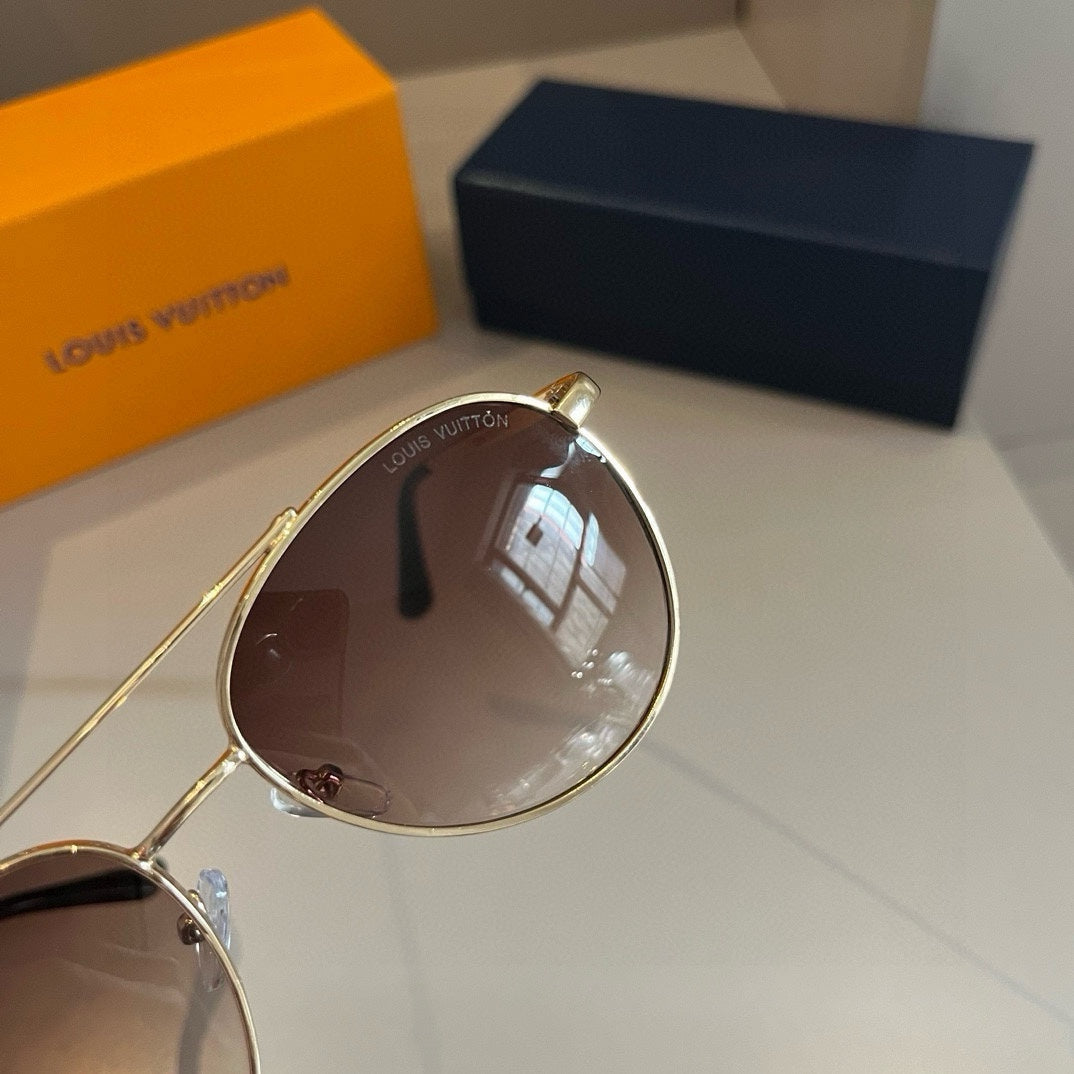 Louis Vuitton Polarized Fashion Gold Lens Sunglasses for Men & Women - 997358 - detail image 5