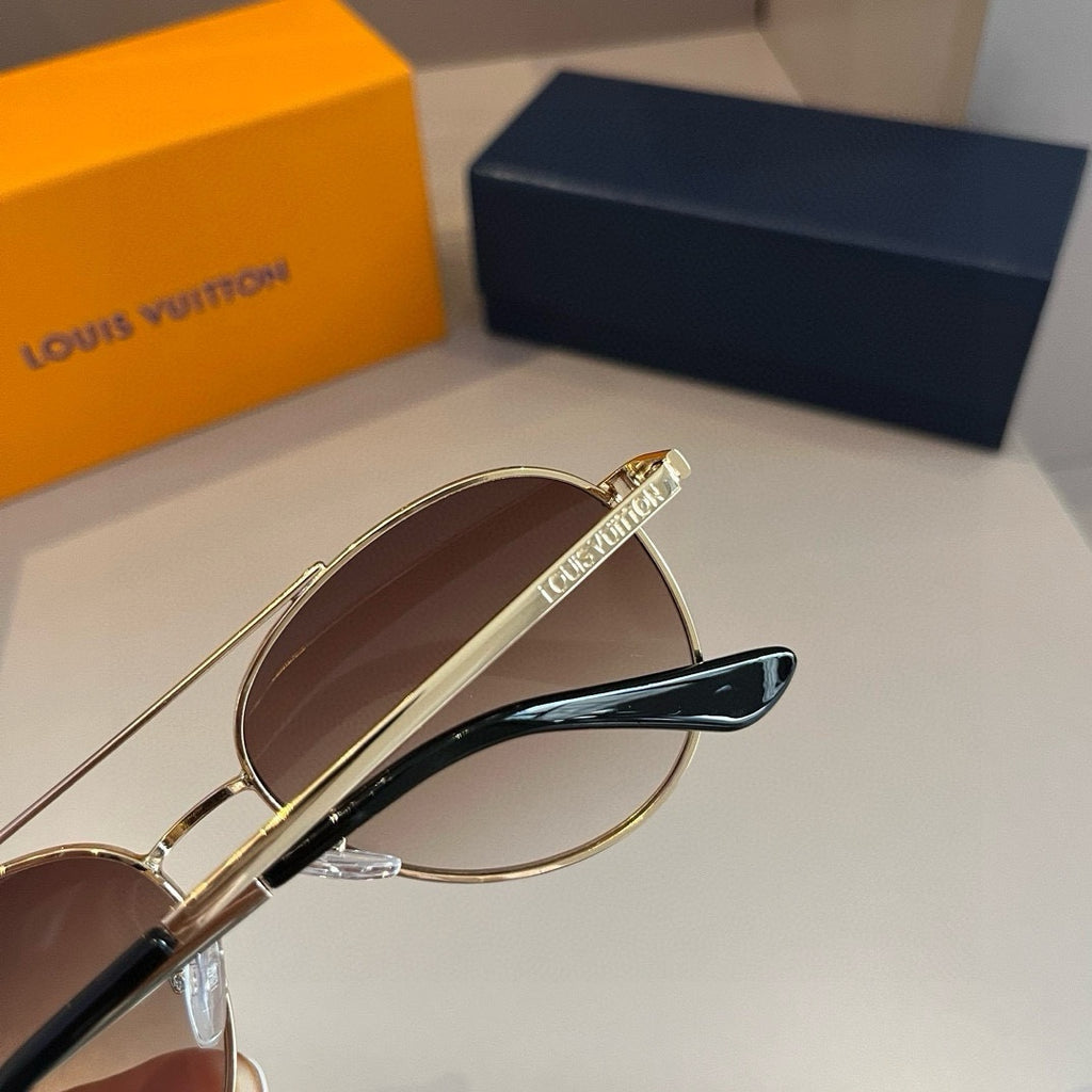 Louis Vuitton Polarized Fashion Gold Lens Sunglasses for Men & Women - 997358 - detail image 7