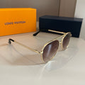 Louis Vuitton Polarized Fashion Gold Lens Sunglasses for Men & Women - 997358