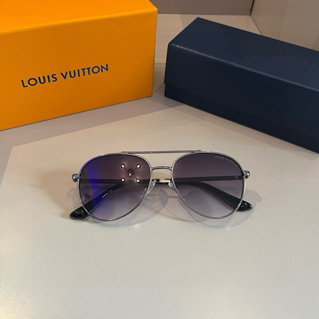 Louis Vuitton Polarized Fashion Gold Lens Sunglasses for Men & Women - detail image 7