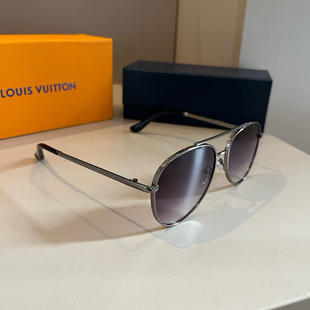 Louis Vuitton Polarized Fashion Gold Lens Sunglasses for Men & Women