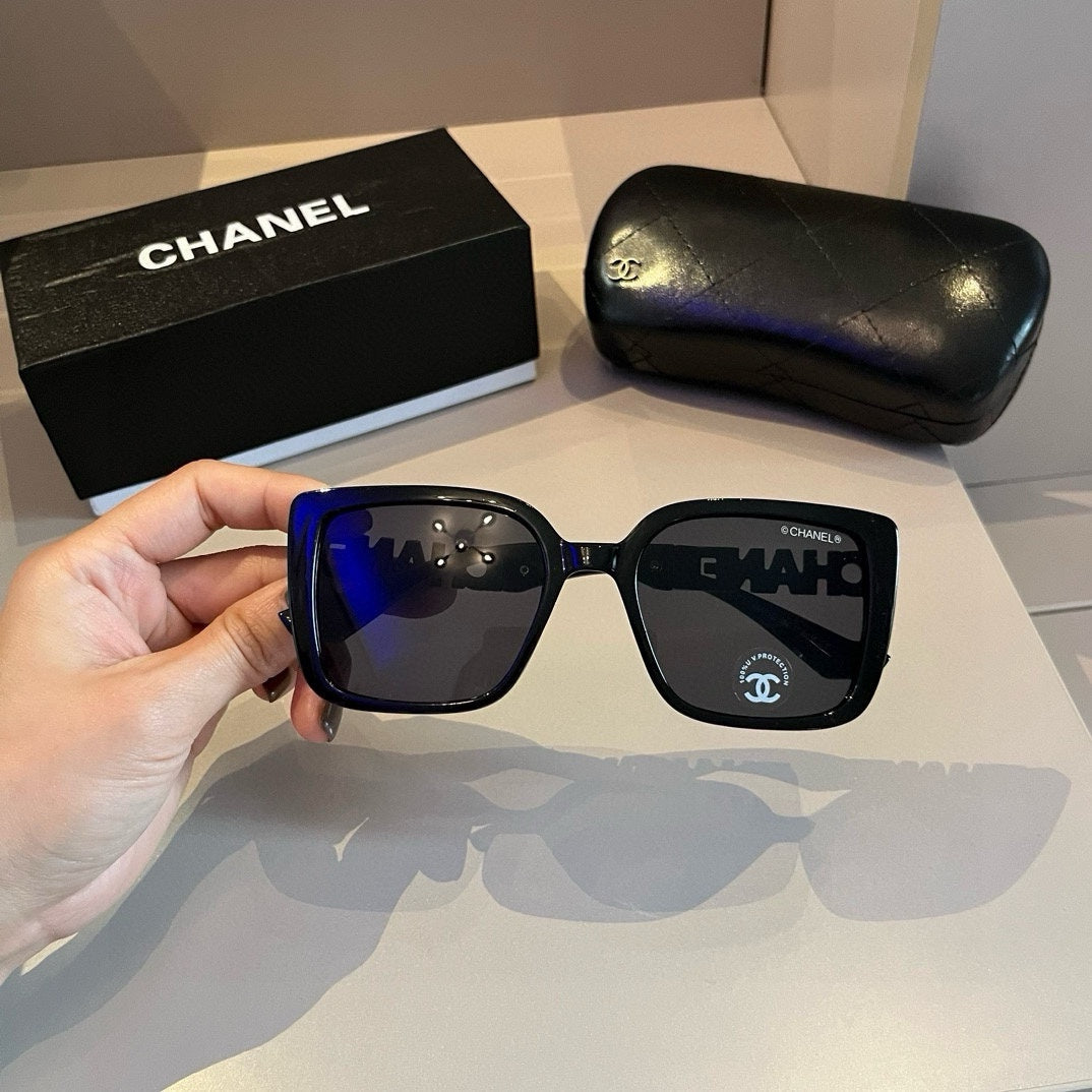 Chanel Square Gold Lens Sunglasses for Men & Women - 997709 - detail image 4