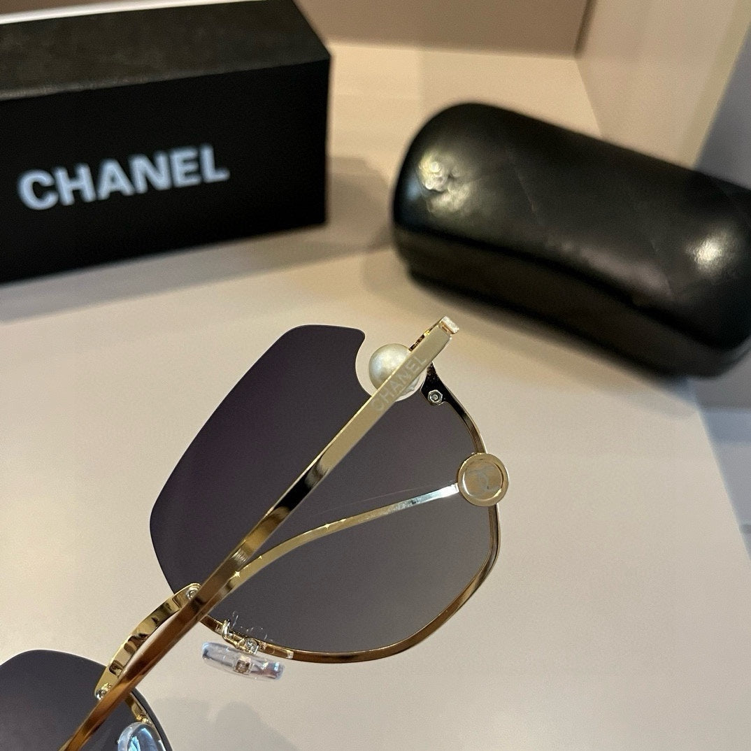 Chanel Fashion Gold Lens Sunglasses for Men & Women - 997711 - detail image 5