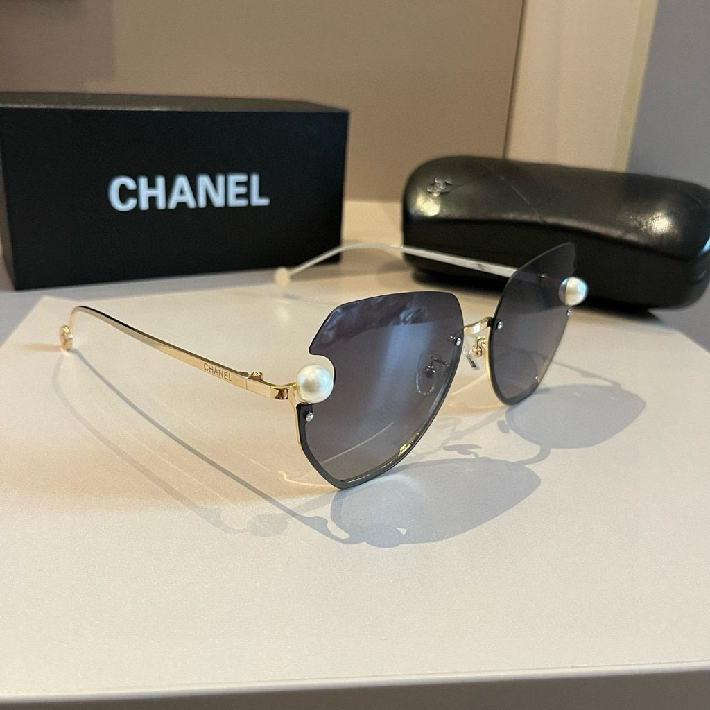 Chanel Fashion Gold Lens Sunglasses for Men & Women - 997711