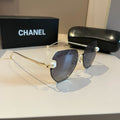 Chanel Fashion Gold Lens Sunglasses for Men & Women - 997711