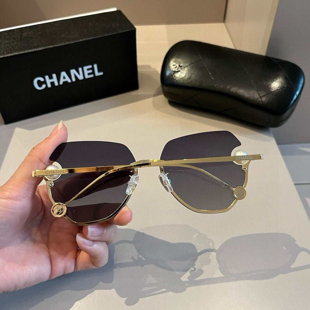Chanel Fashion Gold Lens Sunglasses for Men & Women - 997711 - detail image 6