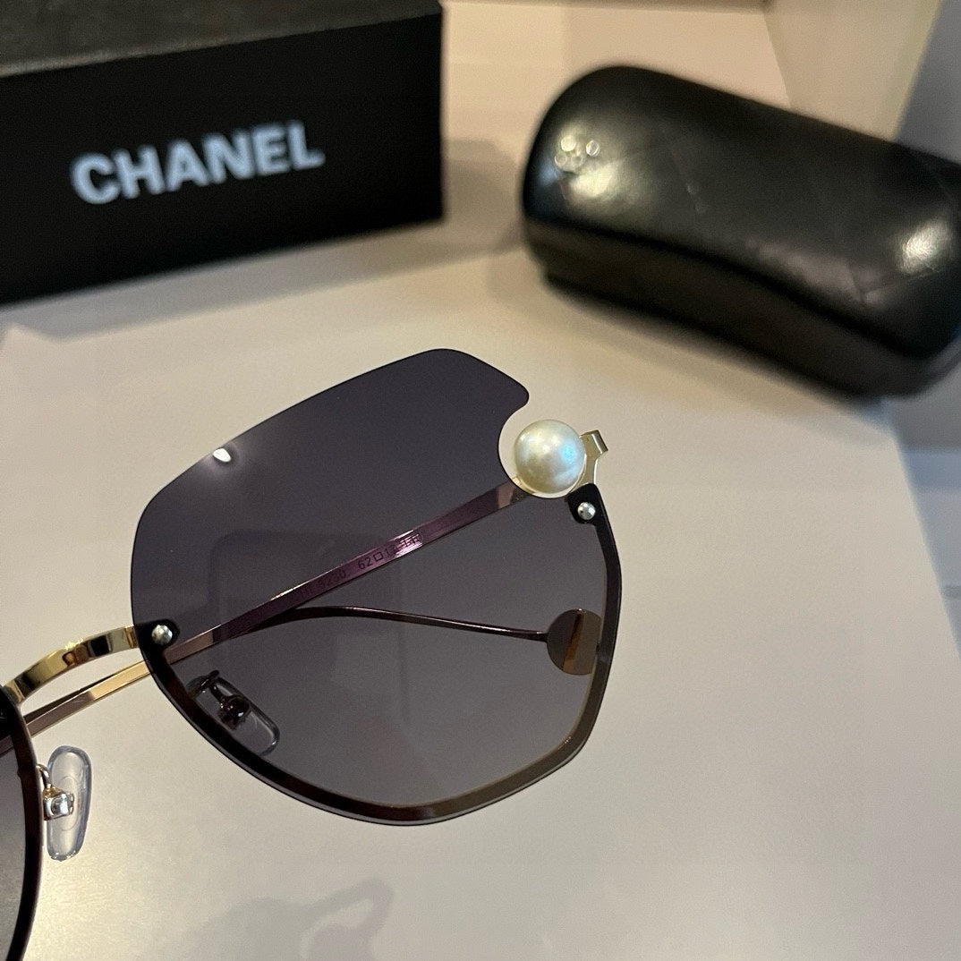 Chanel Fashion Gold Lens Sunglasses for Men & Women - 997711 - detail image 4