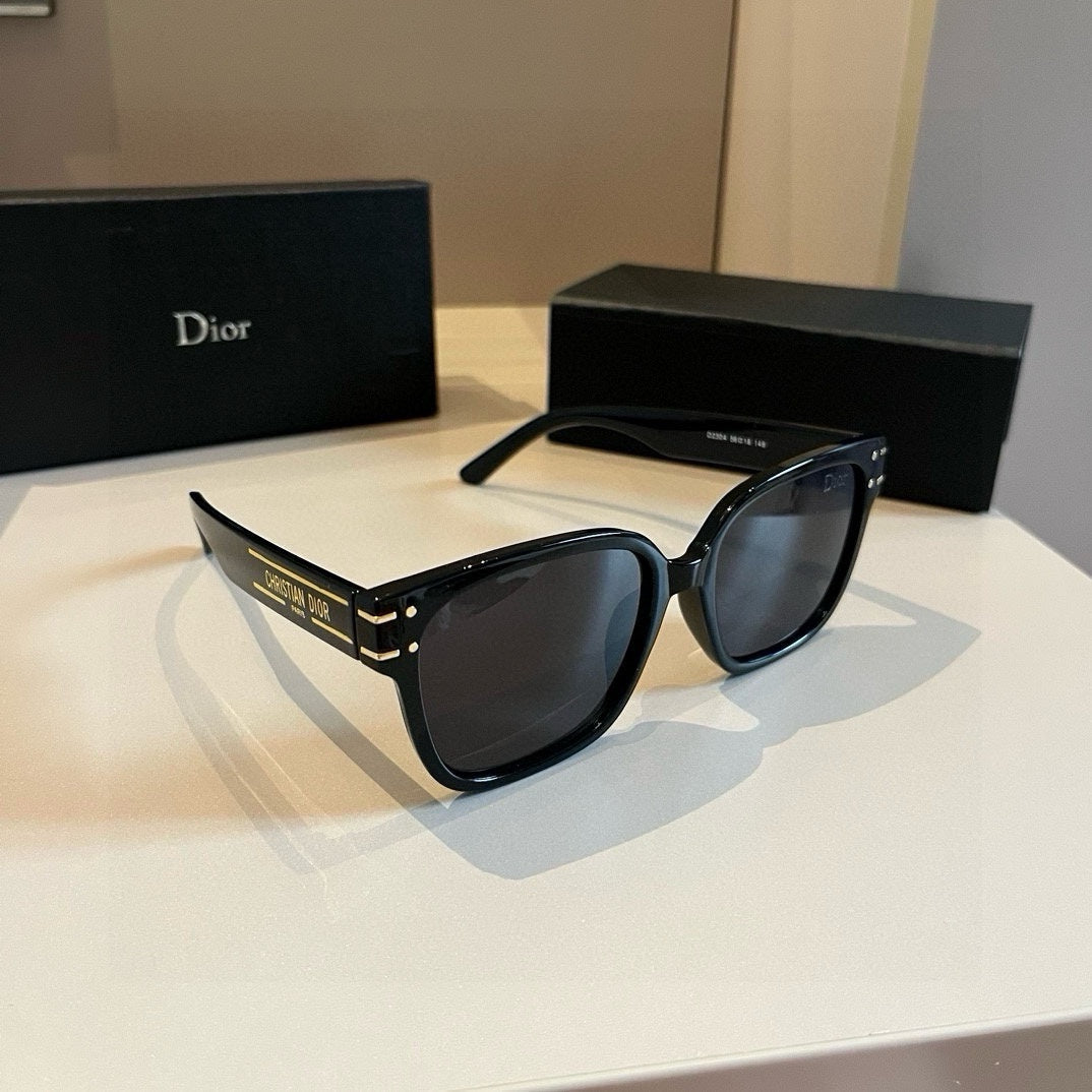Dior Fashion Black Lens Sunglasses for Men & Women - 997964