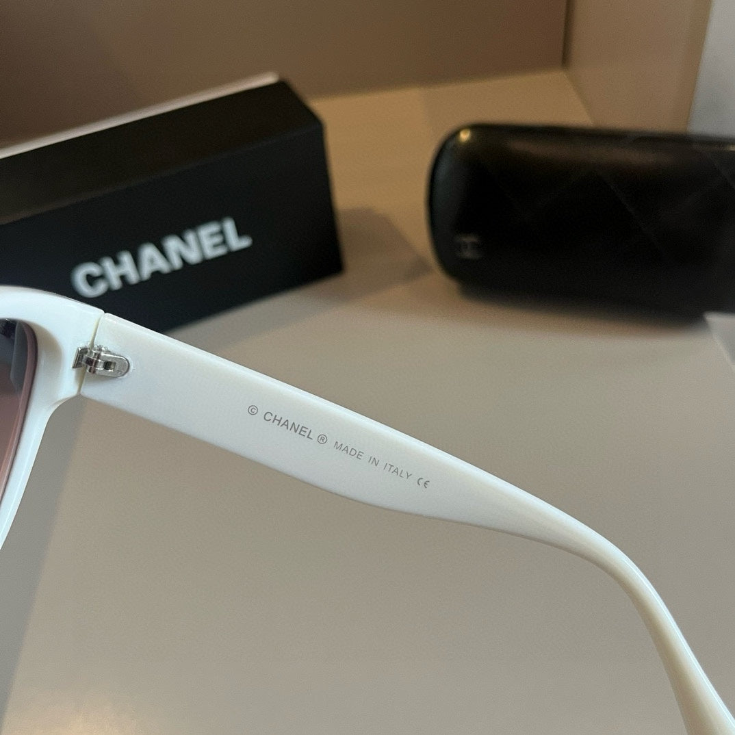 Chanel Square Silver Lens Sunglasses for Men & Women - 997713 - detail image 8