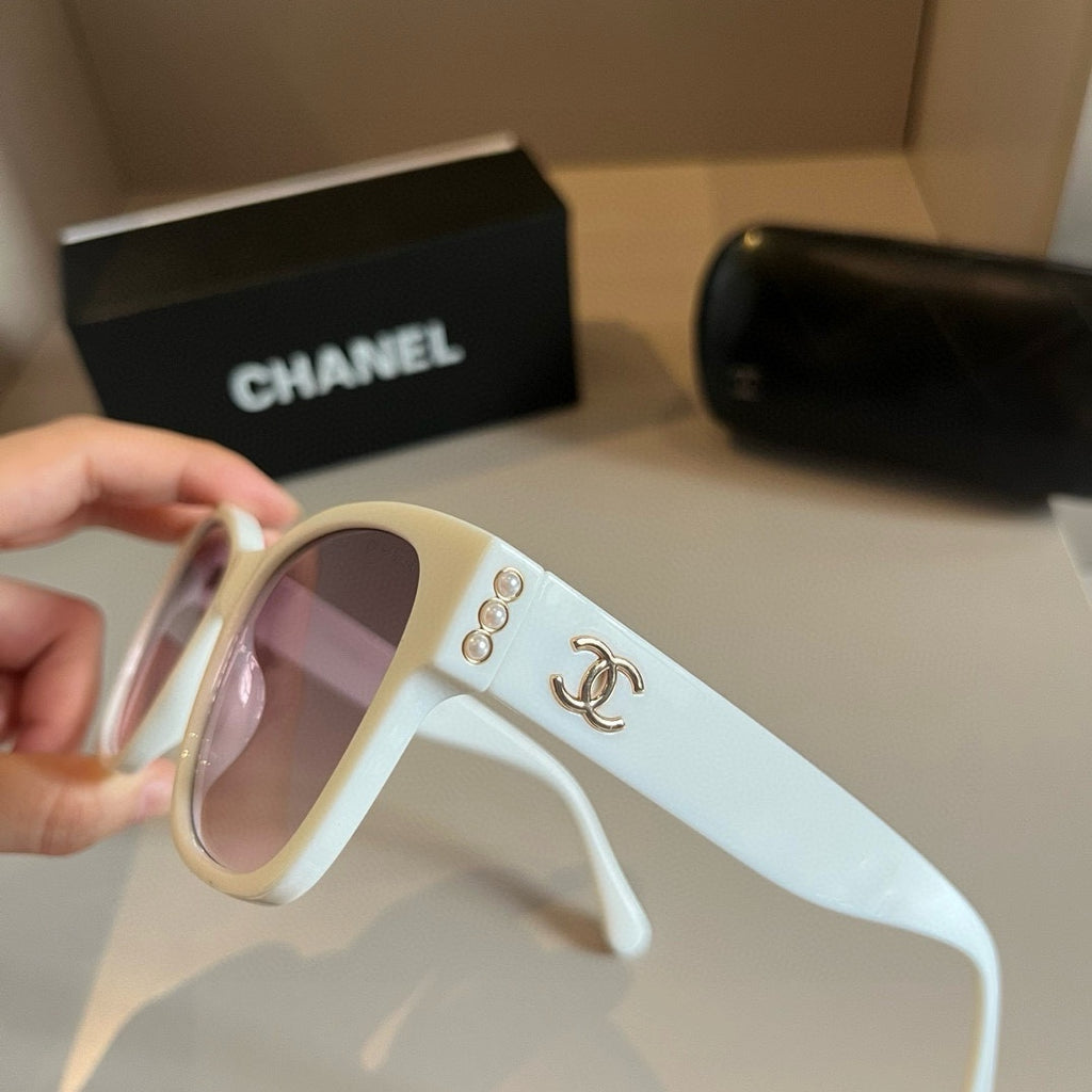 Chanel Square Silver Lens Sunglasses for Men & Women - 997713 - detail image 5