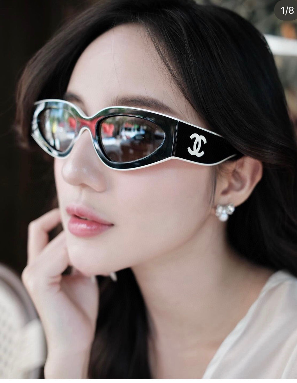 Chanel 6056 Fashion Gray Lens Sunglasses for Men & Women - detail image 7