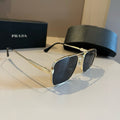 Prada Polarized Fashion Gold Lens Sunglasses for Men - 998138