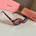 Miu Miu Round Red Lens Sunglasses for Men & Women