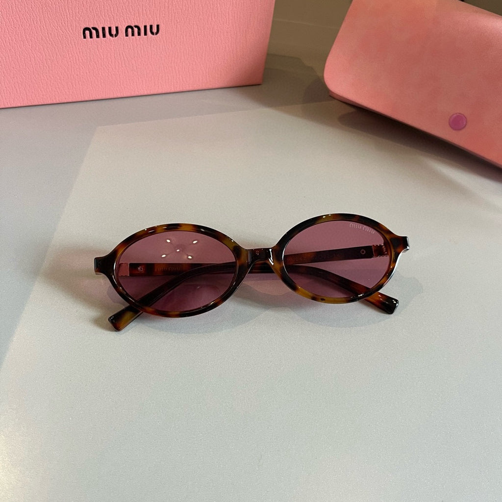Miu Miu Round Red Lens Sunglasses for Men & Women - detail image 6