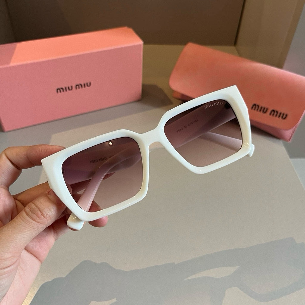 Miu Miu SMUO7S Square Brown Lens Sunglasses for Men & Women - 998396 - detail image 3