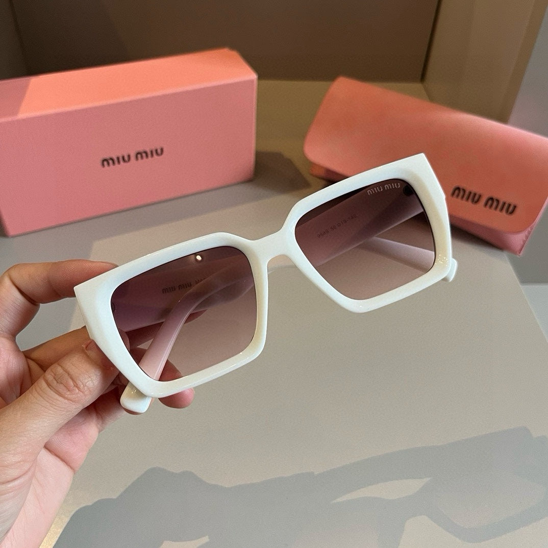 Miu Miu SMUO7S Square Brown Lens Sunglasses for Men & Women - 998396 - detail image 3