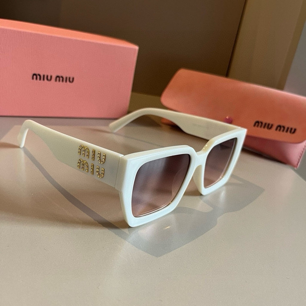 Miu Miu SMUO7S Square Brown Lens Sunglasses for Men & Women - 998396
