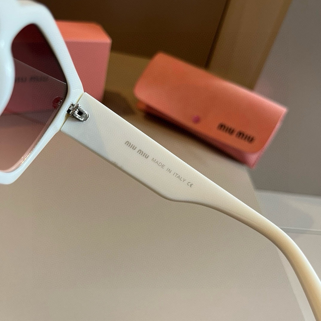 Miu Miu SMUO7S Square Brown Lens Sunglasses for Men & Women - 998396 - detail image 7