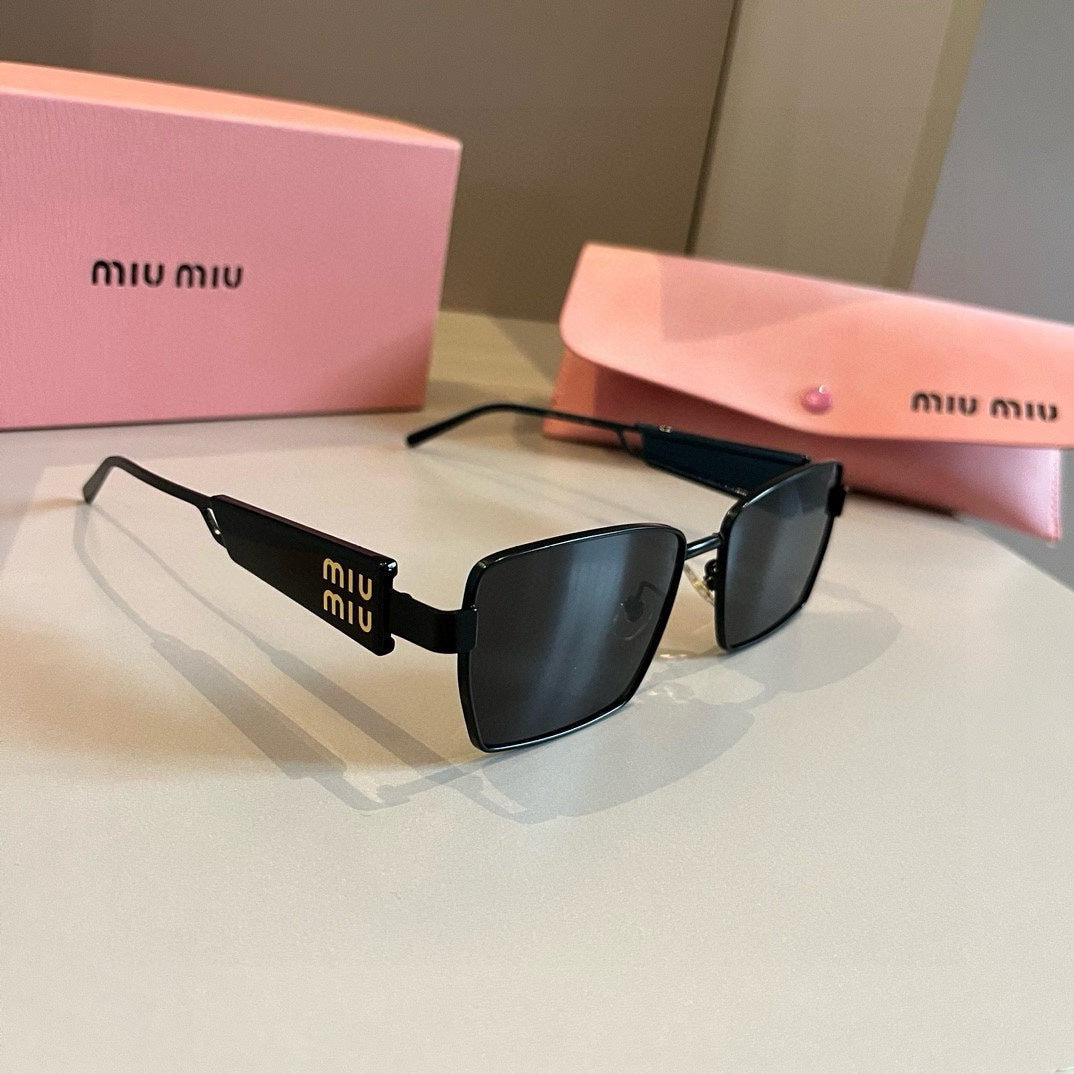 Miu Miu Fashion Gold Lens Sunglasses for Men & Women - 998397