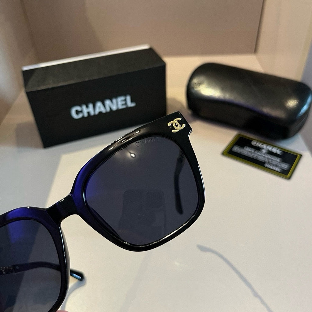 Chanel Square Black Lens Sunglasses for Men & Women - 486692 - detail image 7