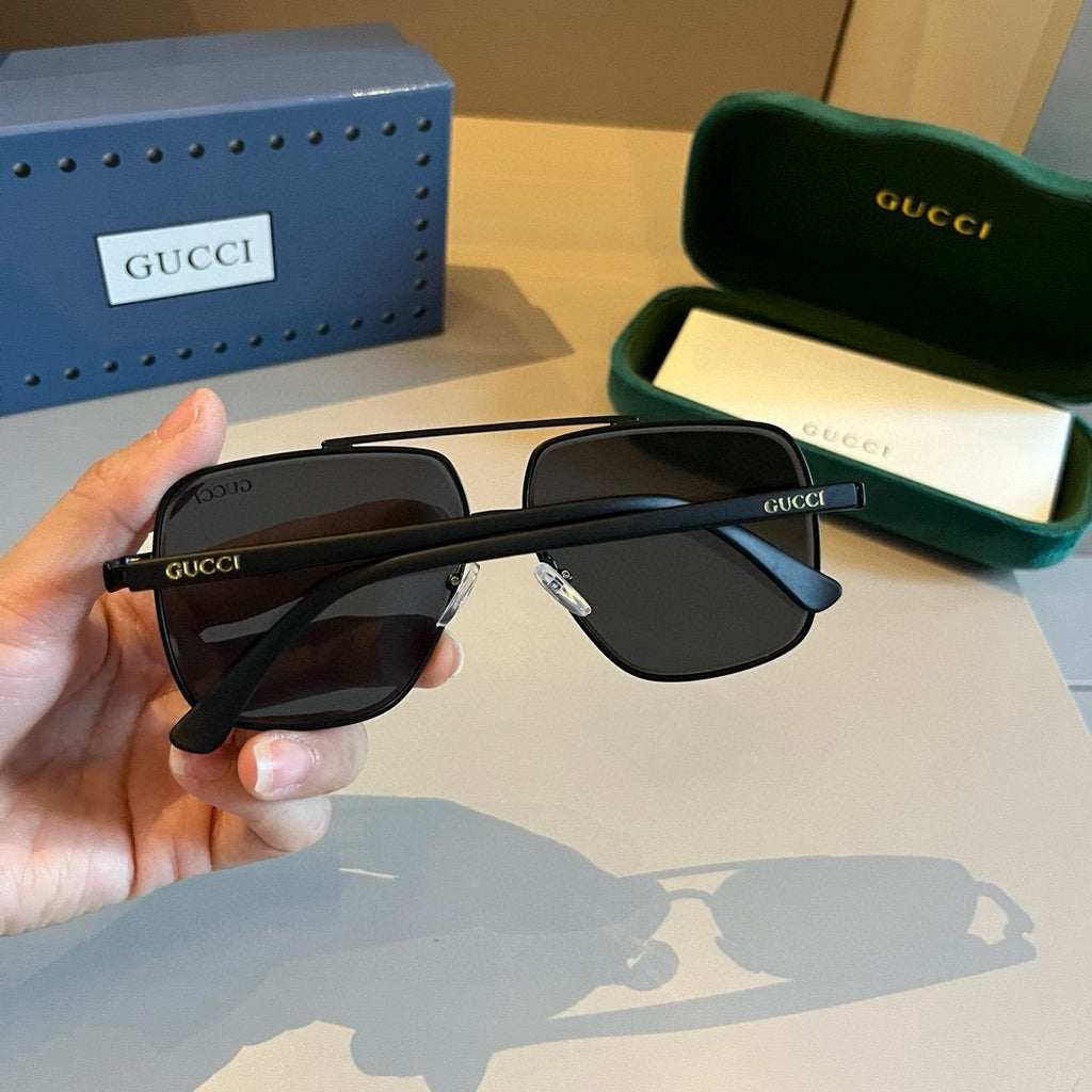 Gucci Metal Aviator Gold Lens Sunglasses for Men & Women - 997684 - detail image 5