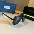 Gucci Metal Aviator Gold Lens Sunglasses for Men & Women - 997684