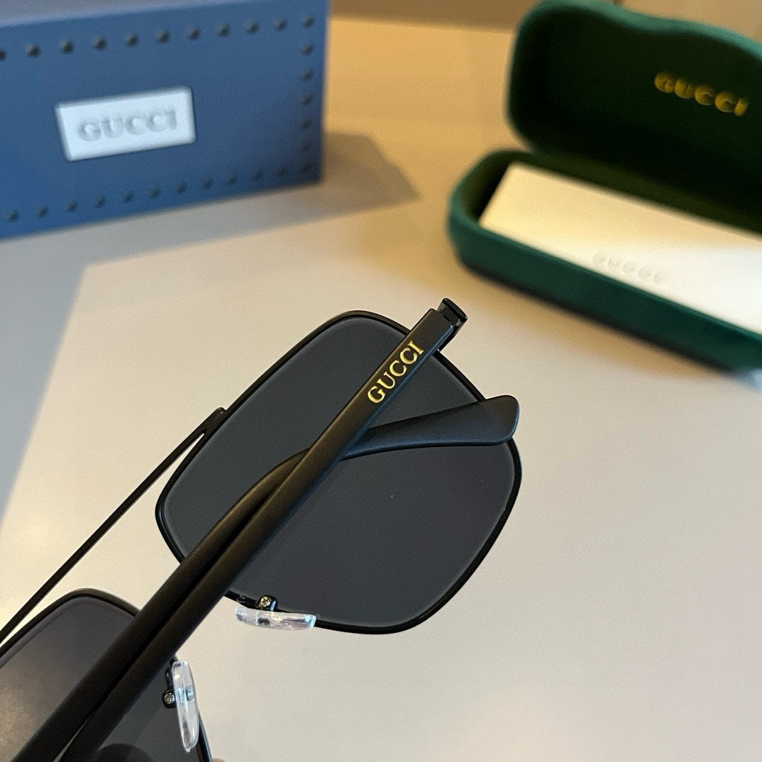 Gucci Metal Aviator Gold Lens Sunglasses for Men & Women - 997684 - detail image 7
