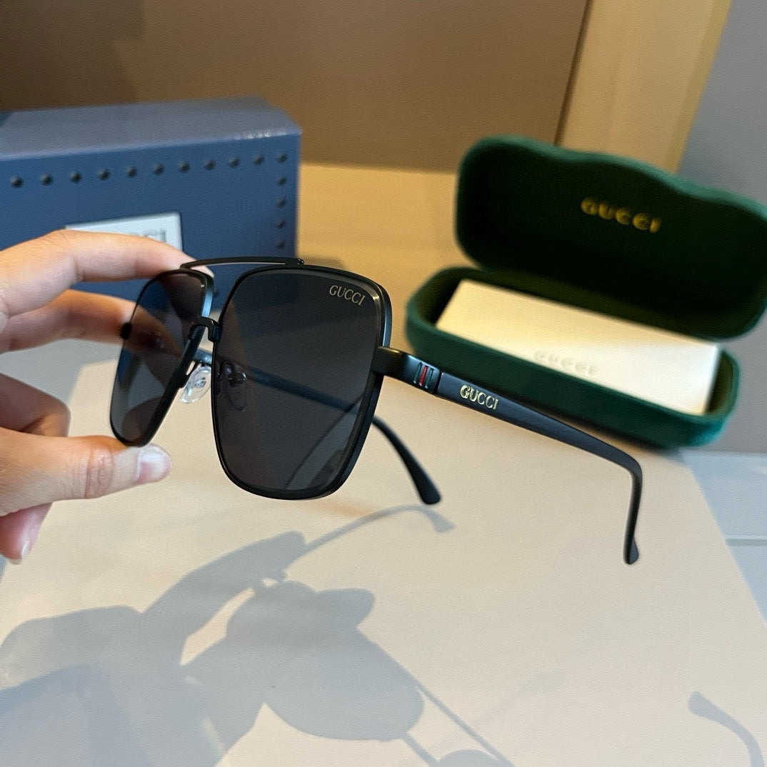 Gucci Metal Aviator Gold Lens Sunglasses for Men & Women - 997684 - detail image 4