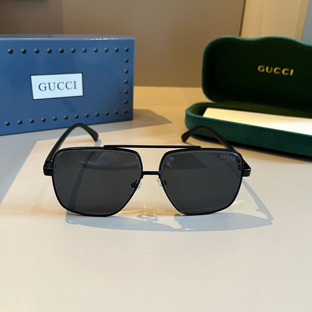 Gucci Metal Aviator Gold Lens Sunglasses for Men & Women - 486337 - detail image 2