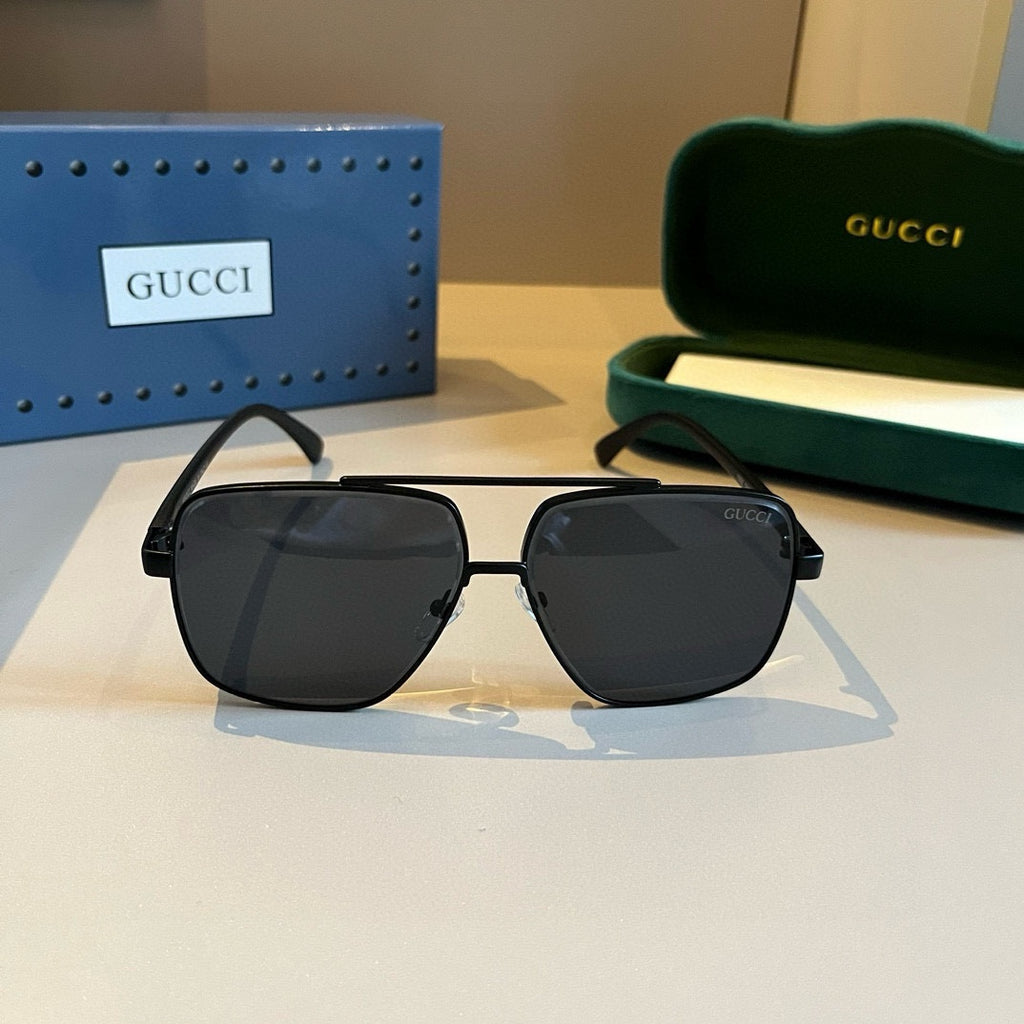 Gucci Metal Aviator Gold Lens Sunglasses for Men & Women - 997684 - detail image 2
