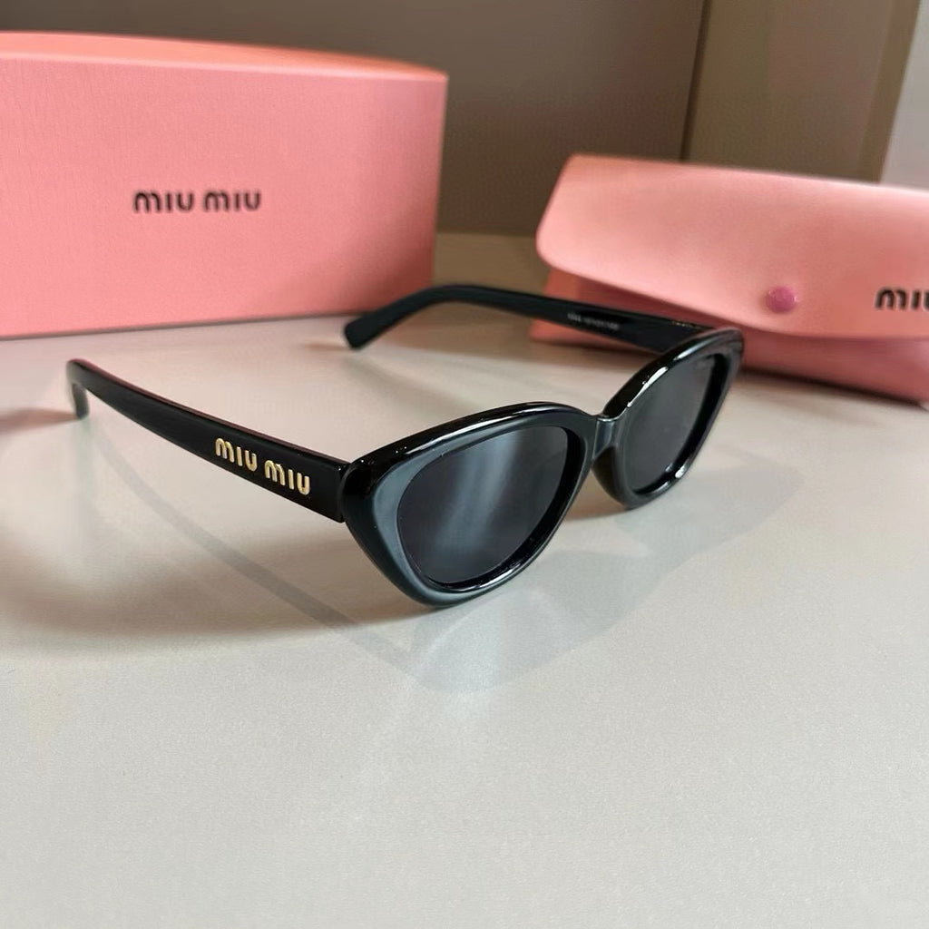 Miu Miu Cat-Eye Silver Lens Sunglasses for Men & Women - 416221