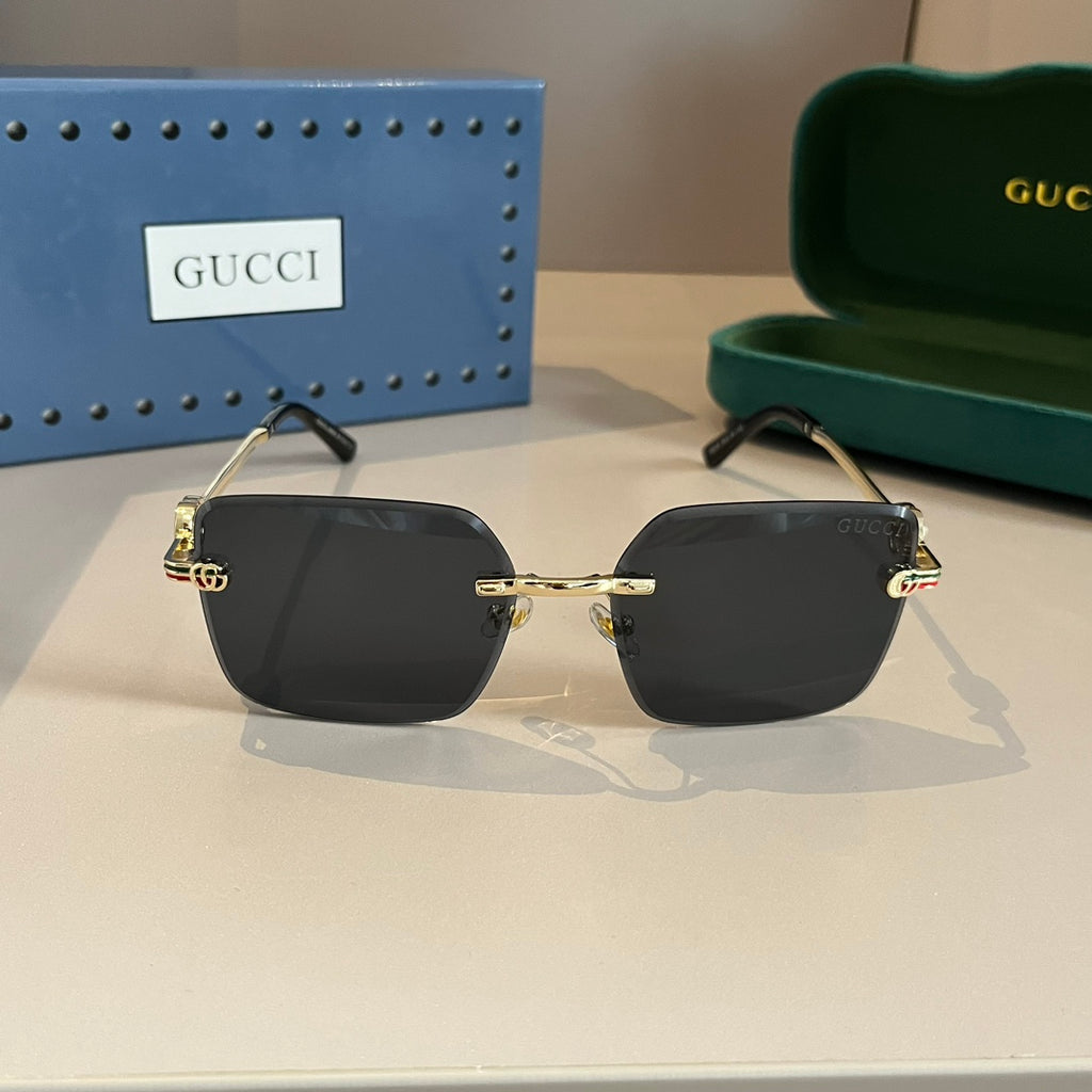 Gucci Metal Aviator Silver Lens Sunglasses for Men & Women - 415057 - detail image 2