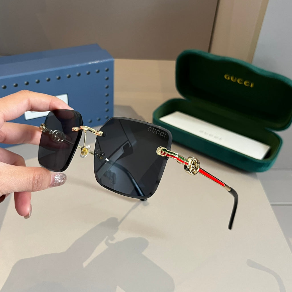 Gucci Metal Aviator Silver Lens Sunglasses for Men & Women - 415057 - detail image 4
