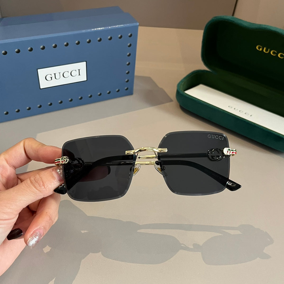 Gucci Metal Aviator Silver Lens Sunglasses for Men & Women - 415057 - detail image 5