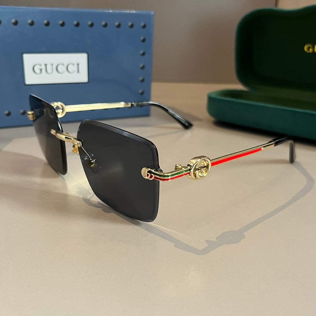 Gucci Metal Aviator Silver Lens Sunglasses for Men & Women - 415057 - detail image 3