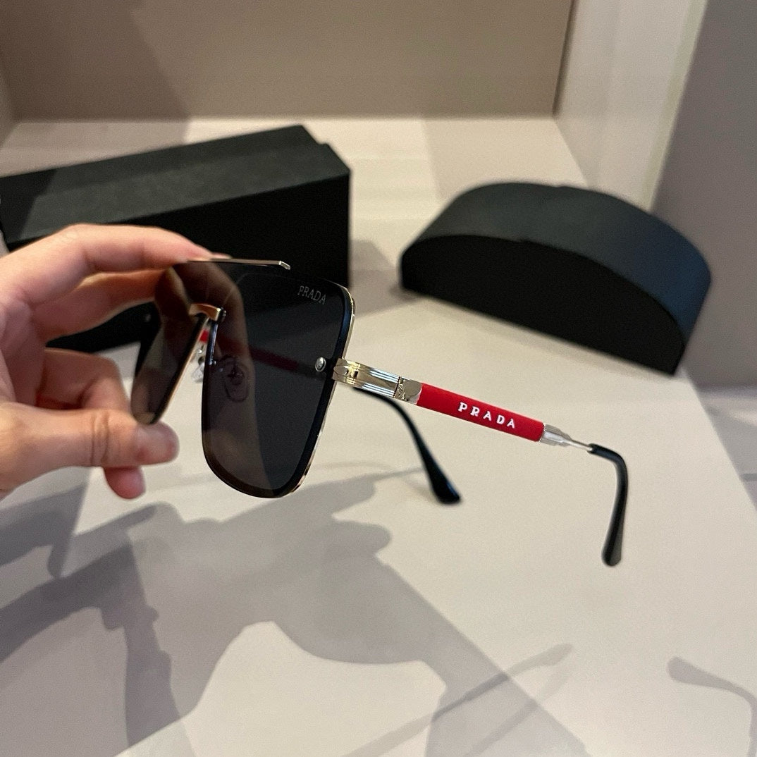 Prada Polarized Fashion Silver Lens Sunglasses for Men - 432055 - detail image 4