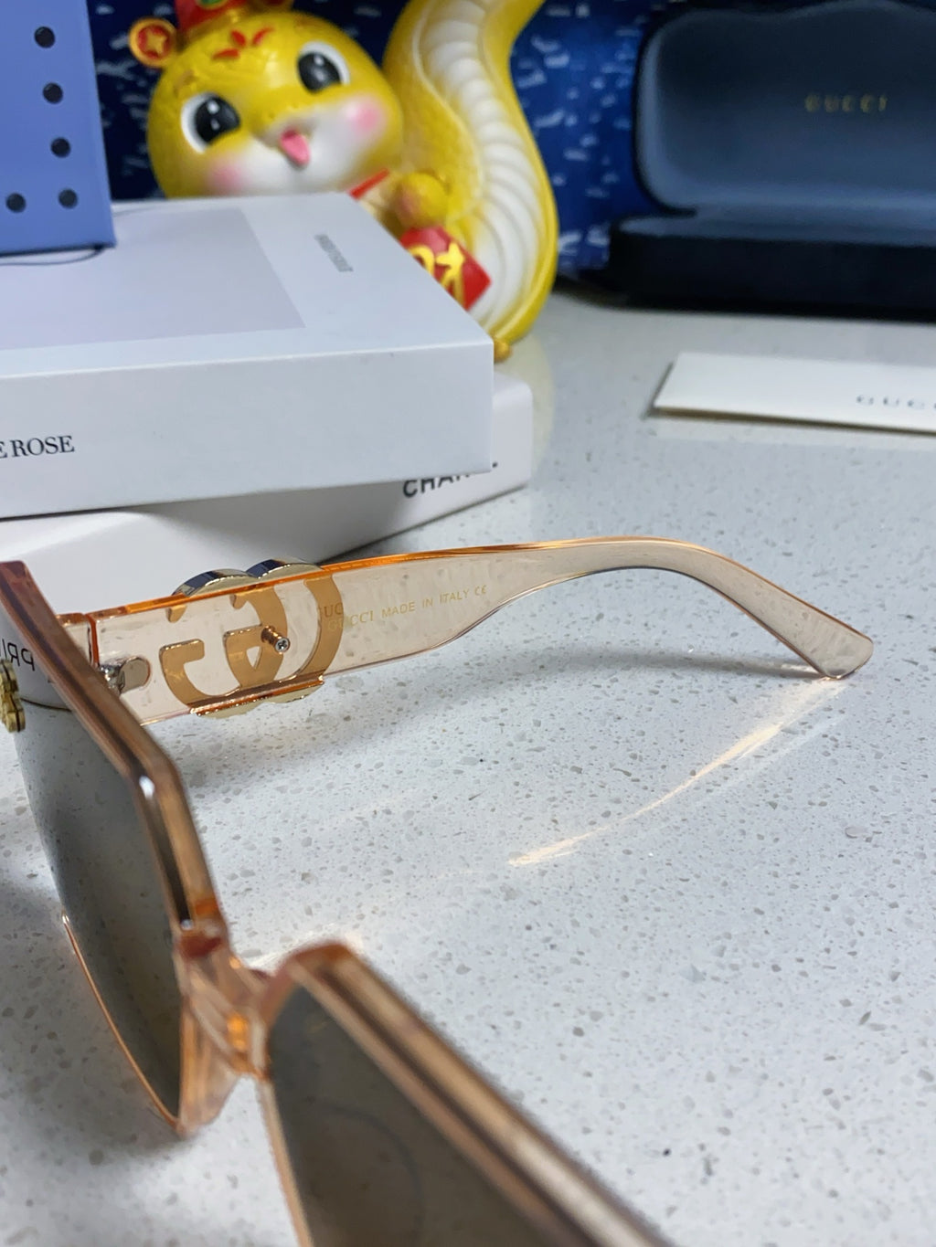 Gucci Polarized Fashion Brown Lens Sunglasses for Women - 357875 - detail image 7